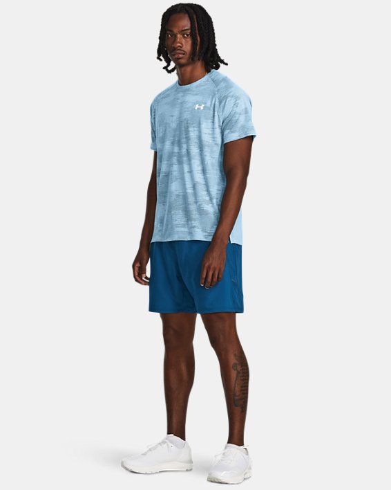 Men's UA Launch Elite 2-in-1 7'' Shorts in Blue image number 2